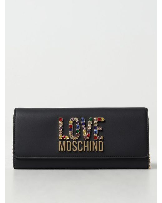 Love Moschino Black Clutch