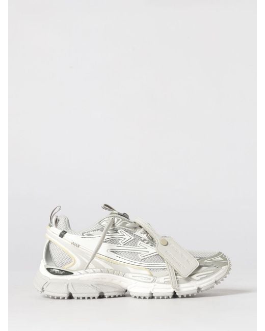 Off-White c/o Virgil Abloh White Be Right Back Rubber And Mesh Sneakers