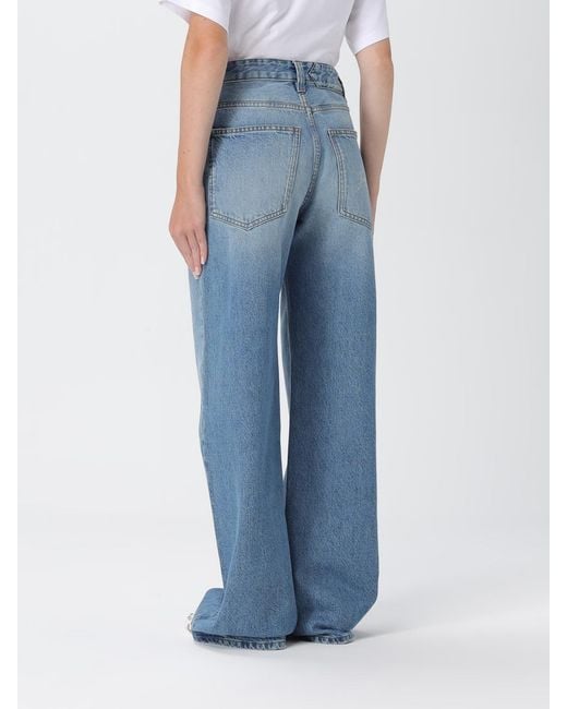 Jacquemus Blue Cotton Denim Jeans