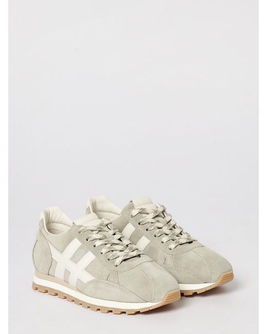 Hogan White 86Er Suede Sneakers