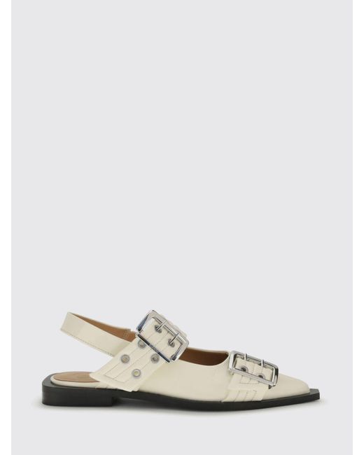 Ballerines Femme Ganni en coloris White