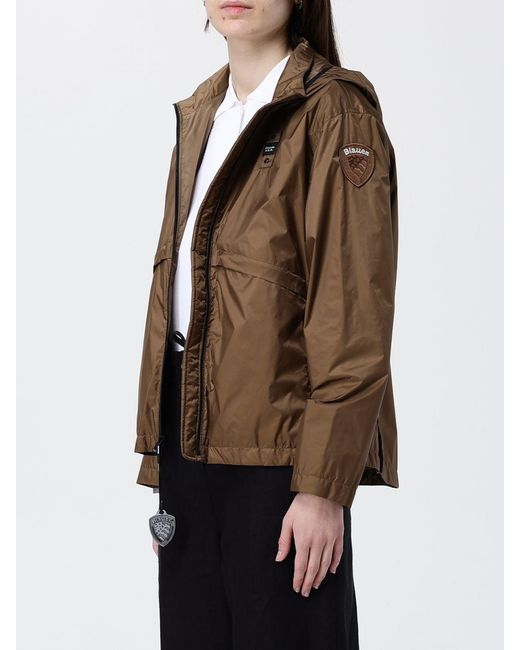 Blauer Brown Polyester Hooded Jacket for men