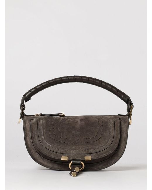 Chloé Gray ChloÉ Marcie Small Suede Bag