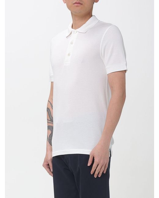 Tom Ford White Basic Cotton Polo Shirt for men