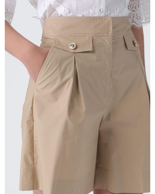 Twinset Natural Cotton Shorts