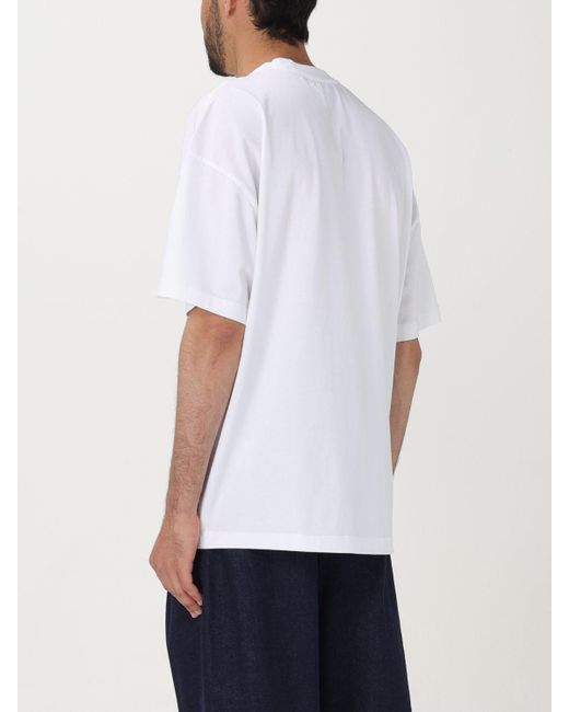 T-shirt in cotone di Off-White c/o Virgil Abloh in White da Uomo