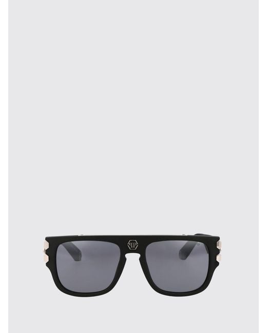 Philipp Plein Gray Sunglasses for men