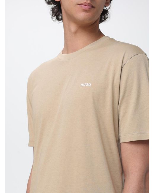 HUGO Natural Cotton Jersey T-Shirt for men