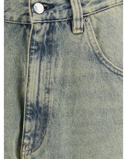 sunflower Natural 5-Pocket Cotton Denim Knee-Length Shorts for men