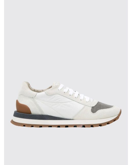 Sneakers Stringata di Brunello Cucinelli in White