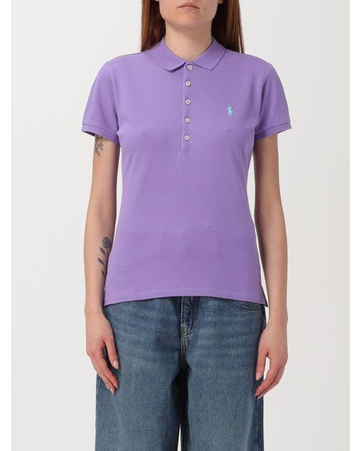 Polo Ralph Lauren Purple Polo Shirt
