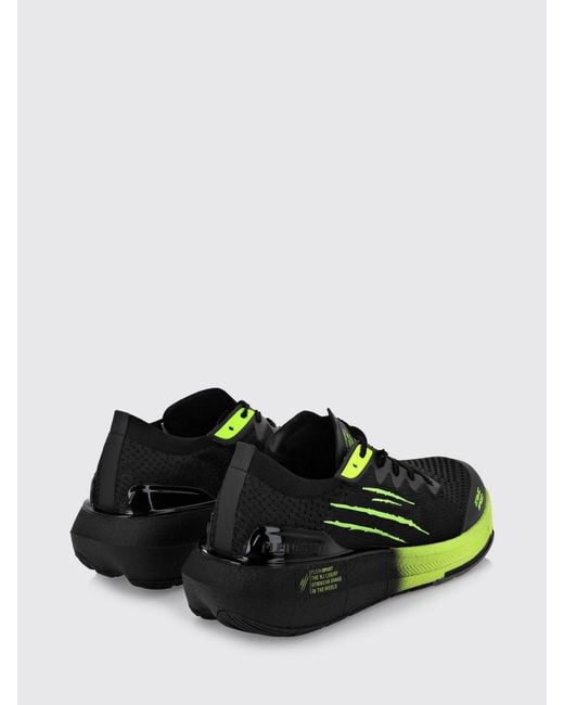 Philipp Plein Green Atomic Speed Crochet Knit Sneakers for men