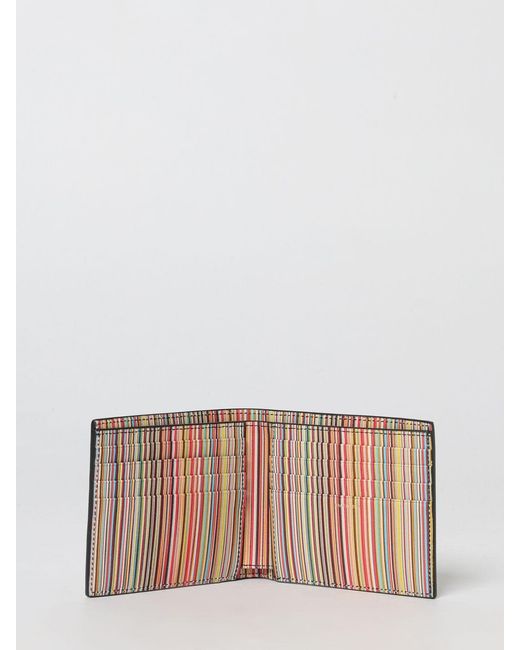 Paul Smith White Leather Wallet for men