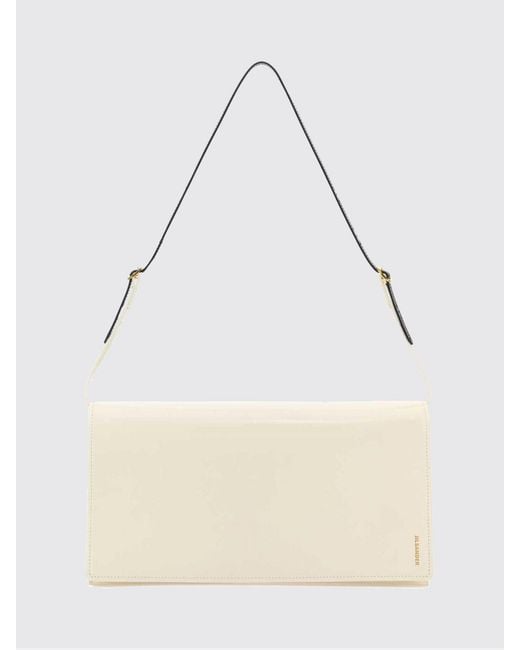 Jil Sander Natural Leather File Bag