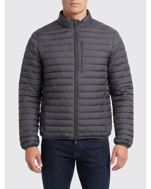 Save The Duck Gray Erion Padded Nylon Down Jacket for men