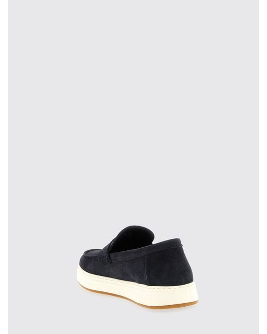 Hogan Blue H-Tv Suede Loafers for men