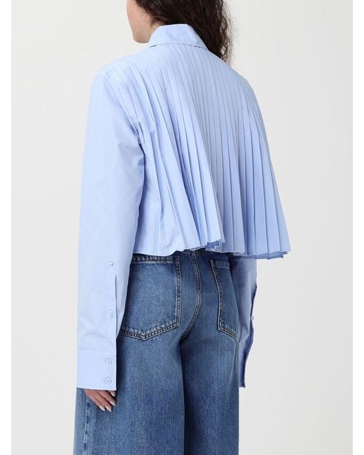 Sportmax Blue Classic Cotton Blend Shirt