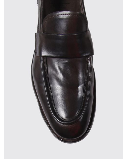 Officine Creative White Sound Horse Leather Loafers With Leather Sole for men