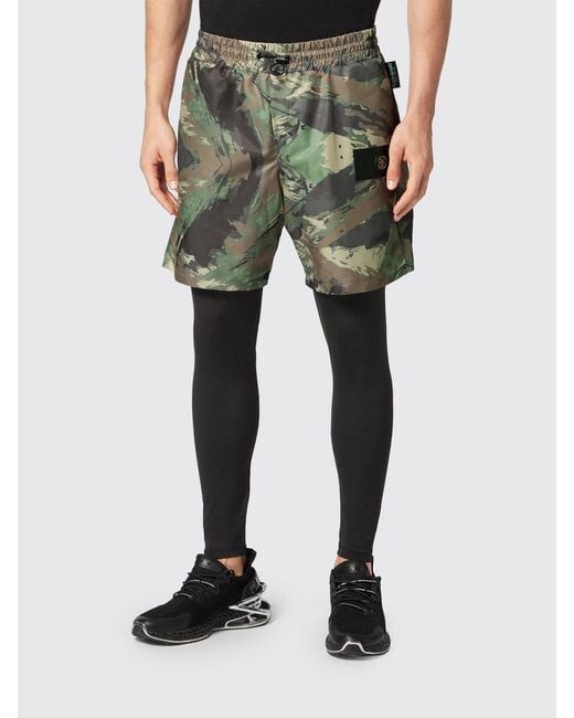 Philipp Plein Green Pants for men