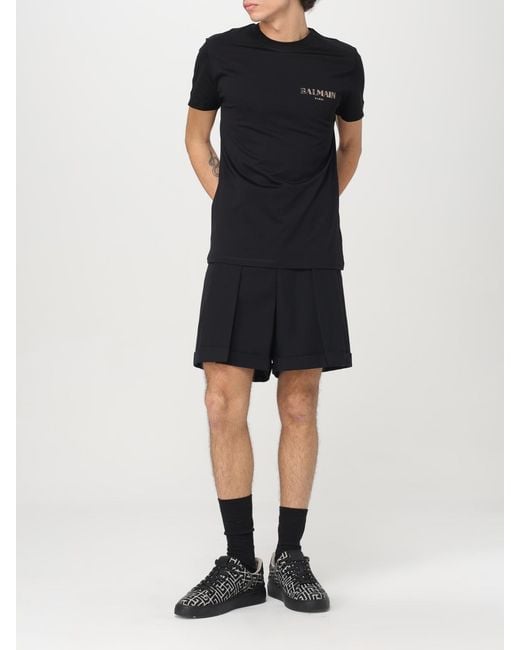Balmain Black Short for men
