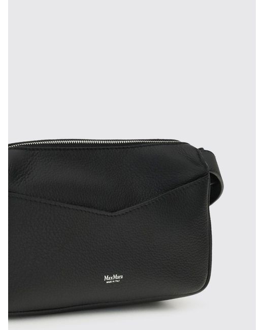 Max Mara Black Skipper Leather Bag
