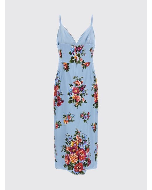 Dolce & Gabbana White Dolce &Amp Gabbana Satin Midi Dress