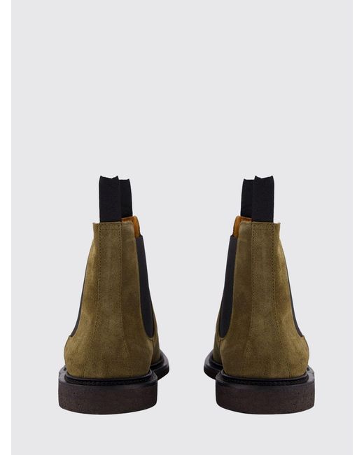 Common Projects Green Suede Ankle Boots for men