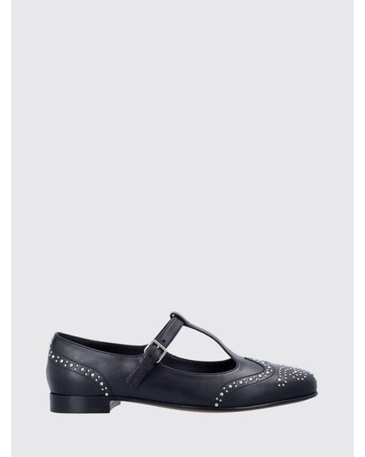Church's White Opal Ballerinas