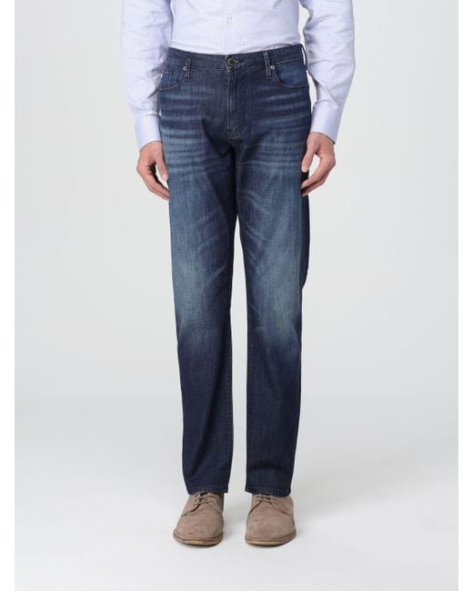 Jeans Emporio Armani de hombre de color Blue