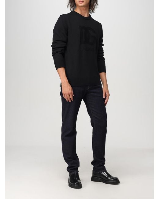 Dolce & Gabbana Blue Sweater for men