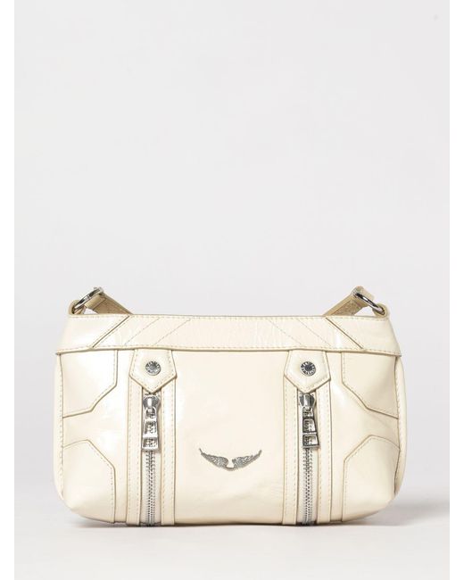 Zadig & Voltaire Natural Zadig &Amp Voltaire Sunny Mood Vintage Leather Bag