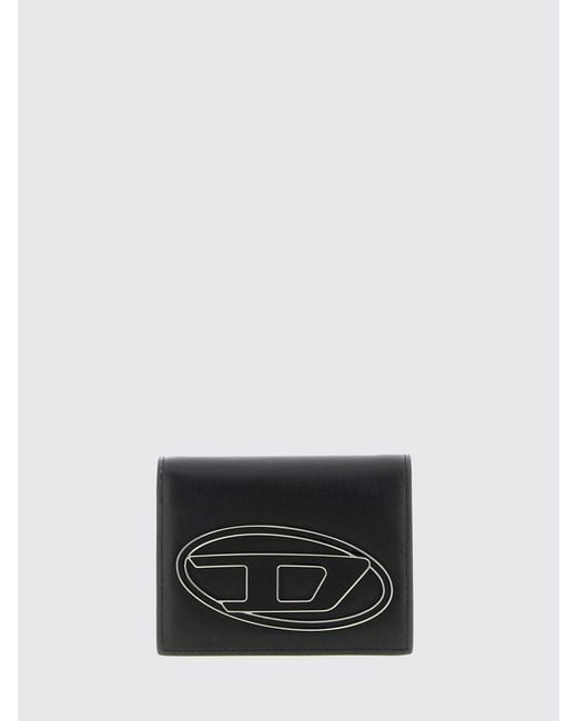 DIESEL Gray 1Dr Leather Wallet