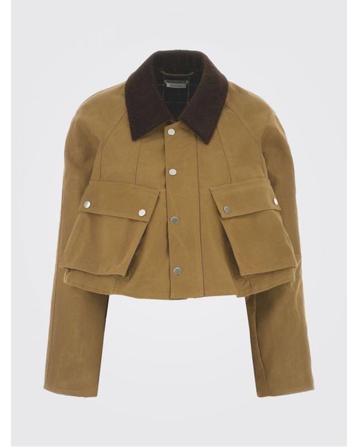 J.W. Anderson Brown Cotton Crop Jacket