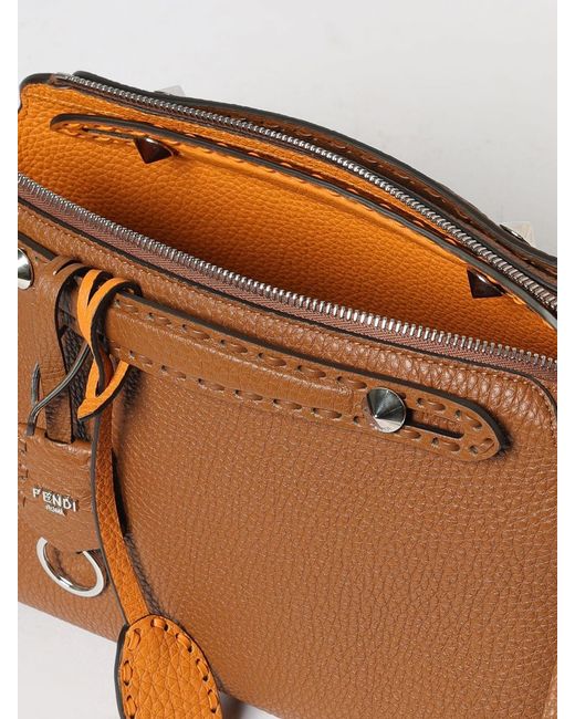 Fendi Brown By The Way Selleria Medium Bag
