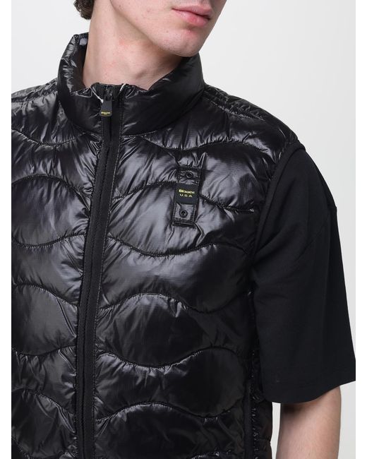 Blauer Black Padded Nylon Vest for men