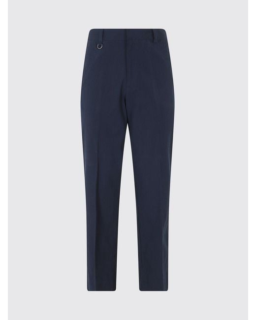 Paolo Pecora Blue Virgin Wool Trousers for men