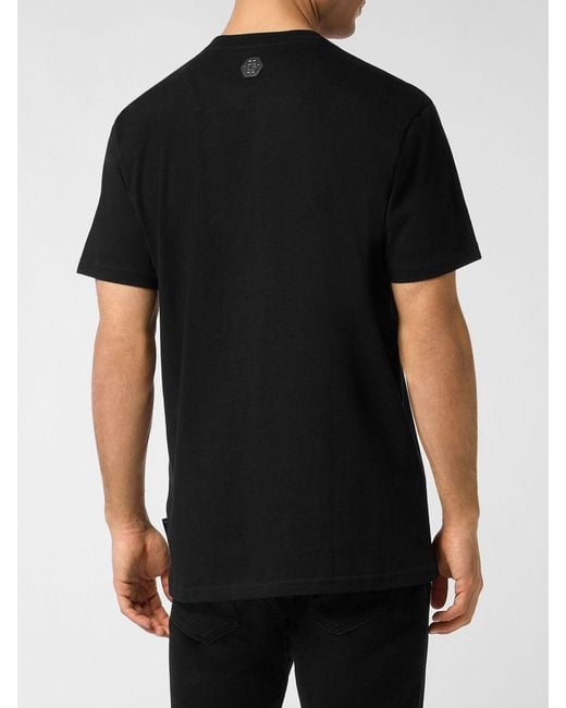 Philipp Plein Black T-Shirt for men