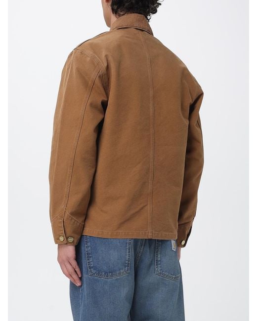Carhartt Blue Organic Cotton Shirt Jacket for men