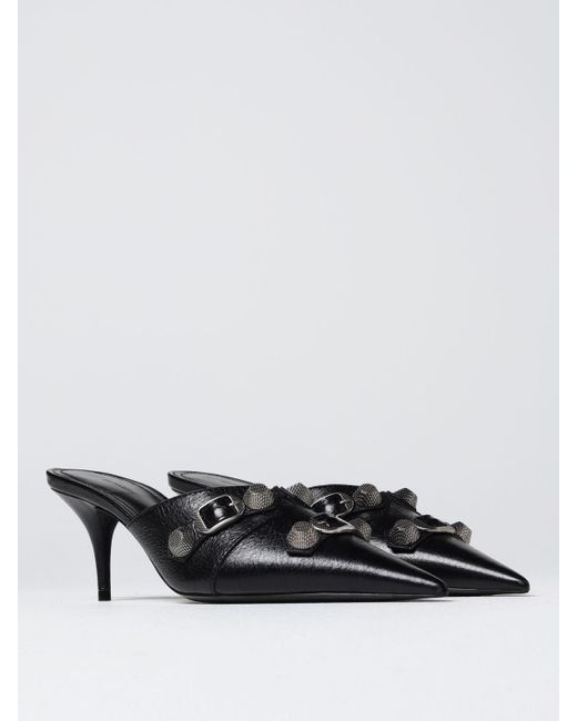 pin Tegne forsikring partikel Balenciaga High Heel Shoes in Black | Lyst