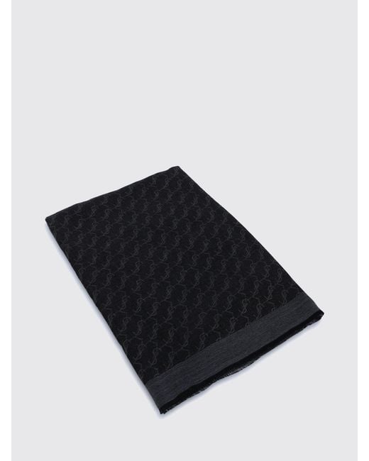 Sciarpa Uomo di Saint Laurent in Black da Uomo