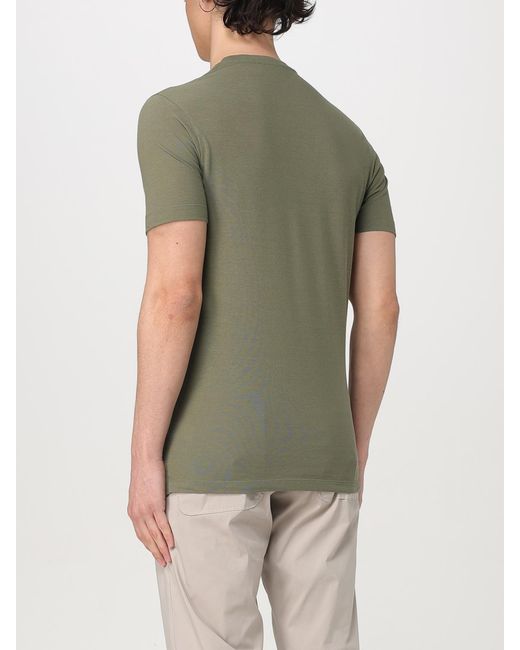 Zanone Green T-Shirt for men