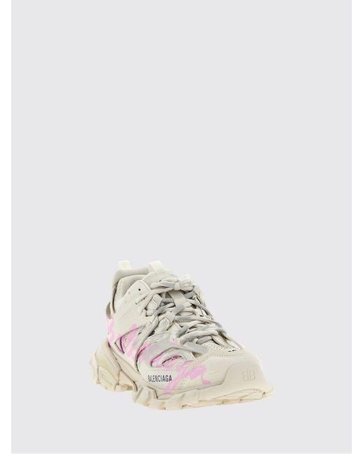 Balenciaga Multicolor Track Used Mesh And Rubber Sneakers