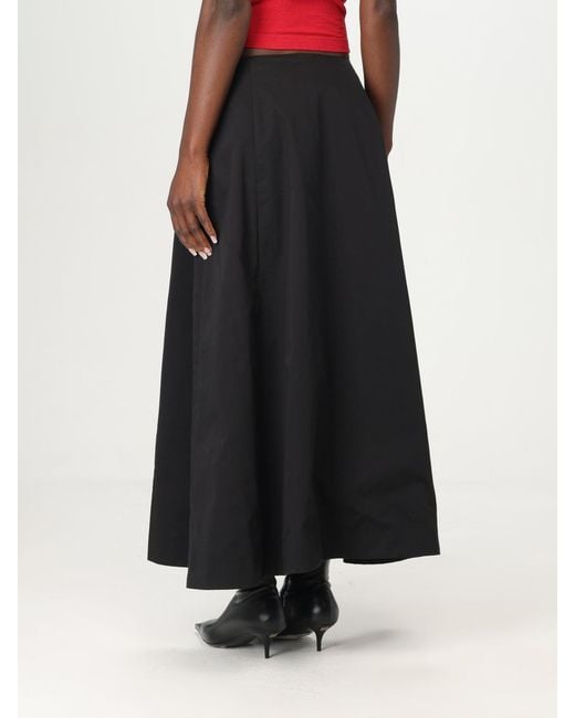 Balenciaga Black Aline Maxi Skirt