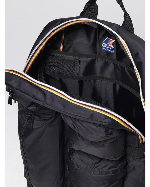 K-Way Black Ambert Backpack for men