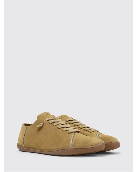 Camper Brown Twins Vegetable-Tanned Leather Sneakers for men
