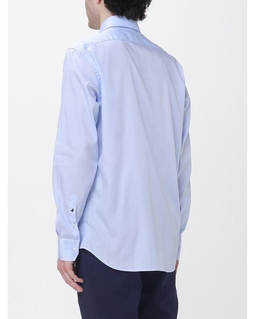 Brooksfield Blue Classic Poplin Shirt for men