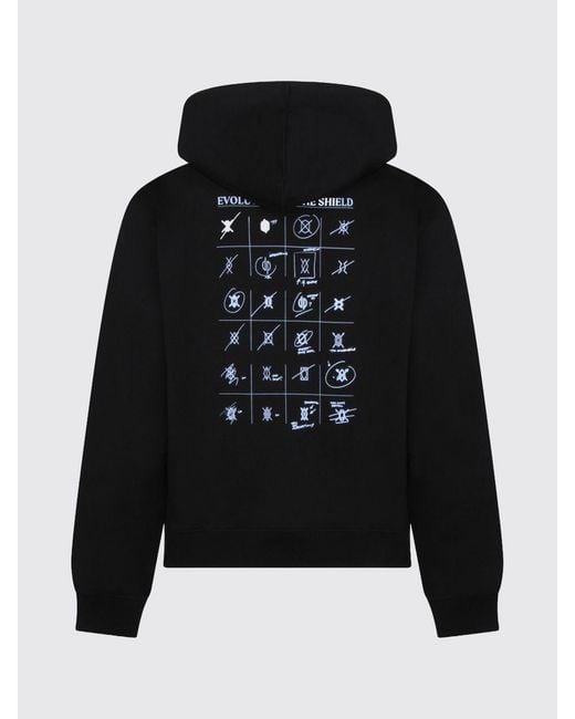 Daily Paper Blue Cotton Hoodie for men