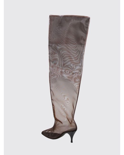Herbert Levine Brown Mesh Nylon Boot