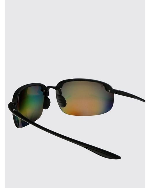 Maui Jim Black Ho'Okipa Xlarge Acetate Sunglasses for men