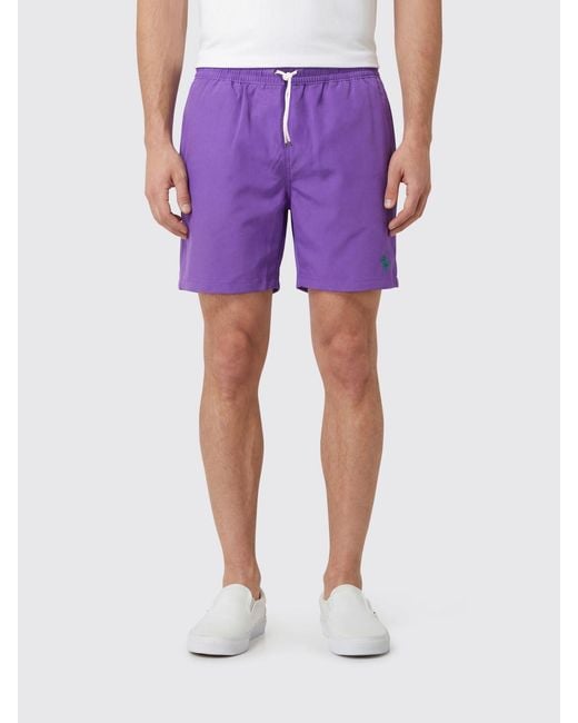 Polo Ralph Lauren Purple Polyamide Swimsuit for men
